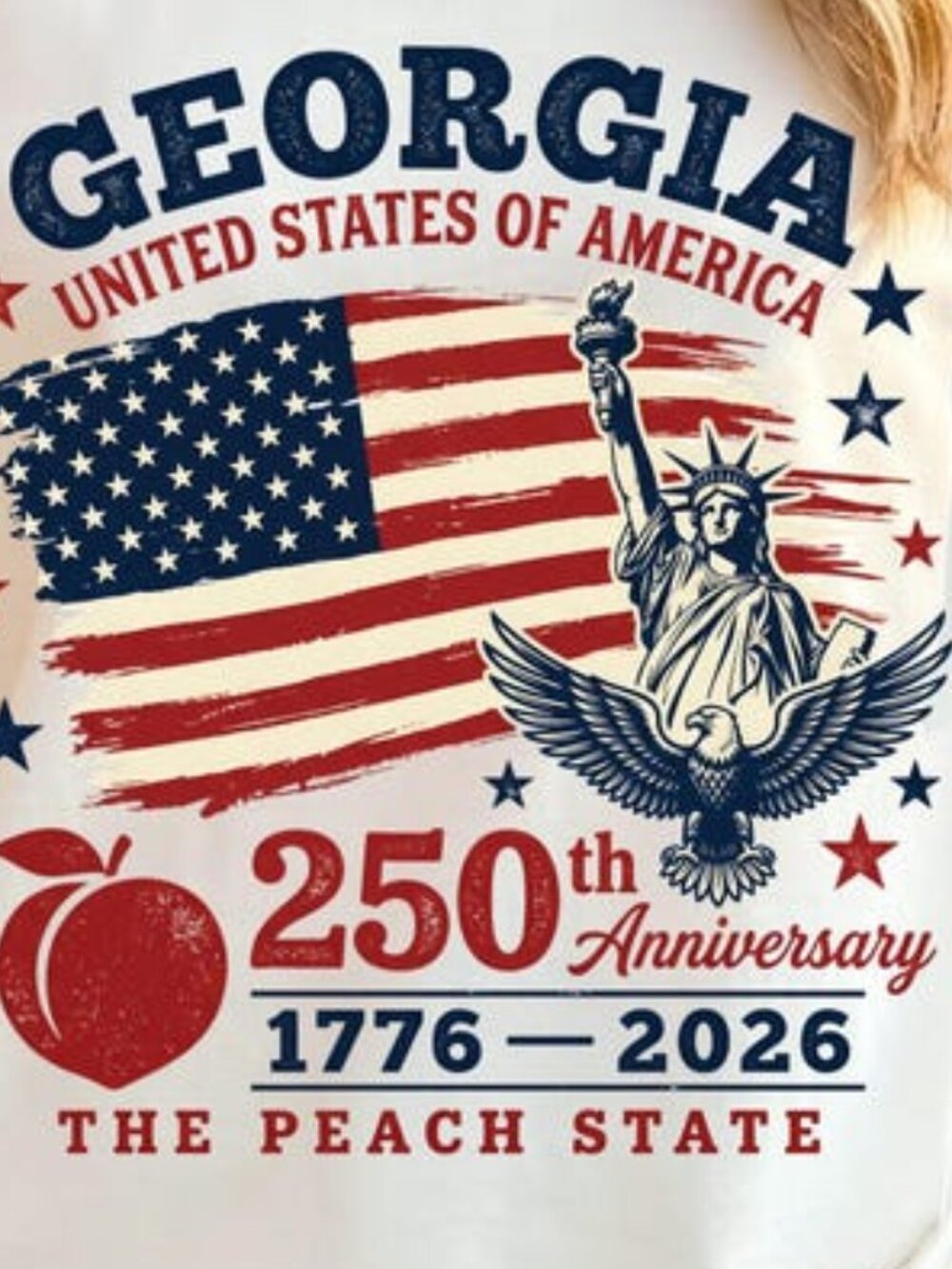 250th Anniversary Shirt, Georgia 250 Years Tee - Picture 2 of 4
